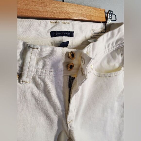 Tommy Hilfiger Jeans Women's Size 2 White American FREEDOM MODERN RISE B… - Picture 13 of 16